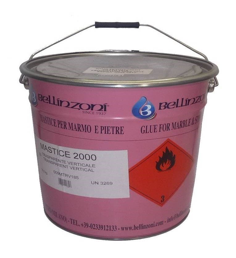 Полиэфирный клей-мастика Bellinzoni 2000 Transparente Solido SPEZIAL TAK (густой, медовый) 18,5кг 000.210.1715