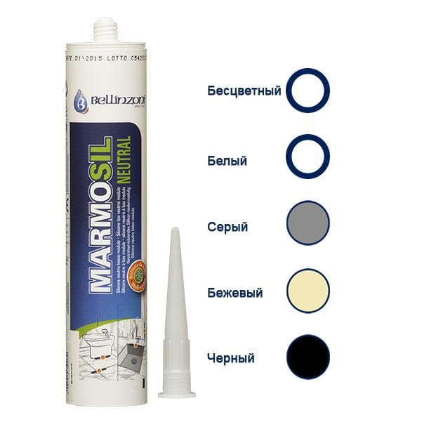Силиконовый герметик MARMOSIL NEUTRAL серый 310мл 205MSIGR0300