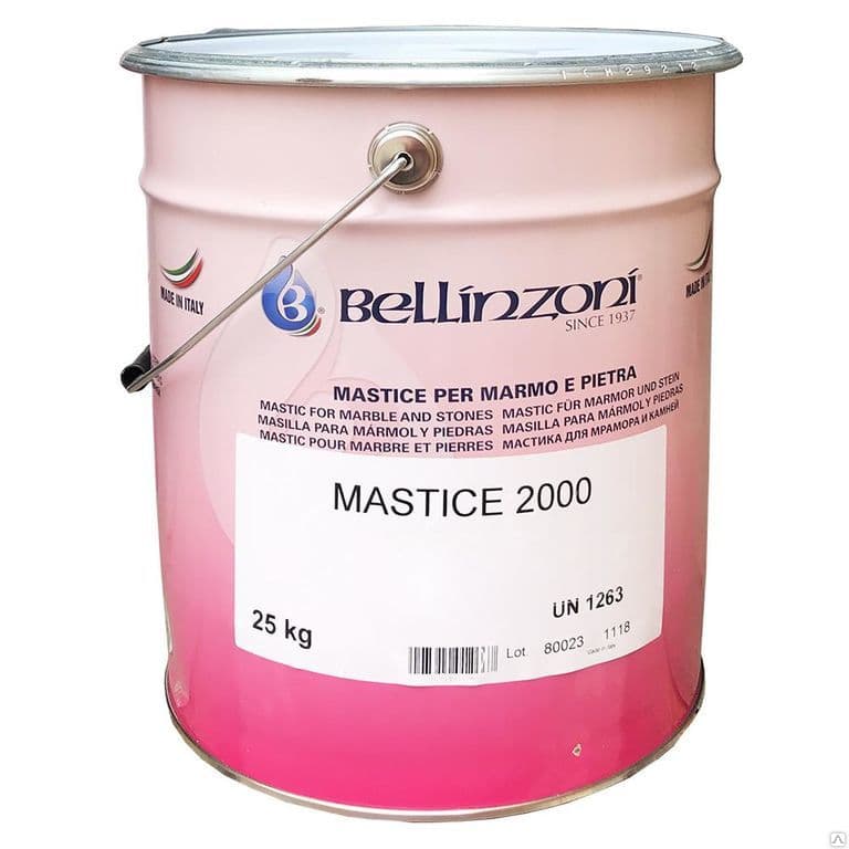 Клей "BELLINZONI MASTIC 2000" (бежевый густой) №03 17л 301MPV25